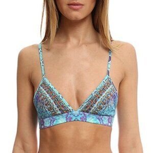 RARE! Camilla Tides Of Aurora Soft Bra Bralette Crop Top Size 1 Small b35E